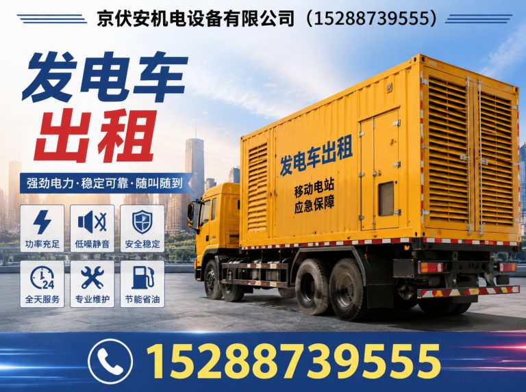 兰州柴油发电机组出租展示图