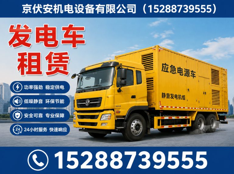 兰州发电机租赁展示图